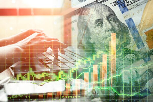 a close-up of a person typing on a keyboard